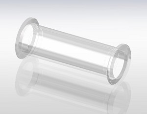 KF Tube, Full Nipple - Glass/Quartz